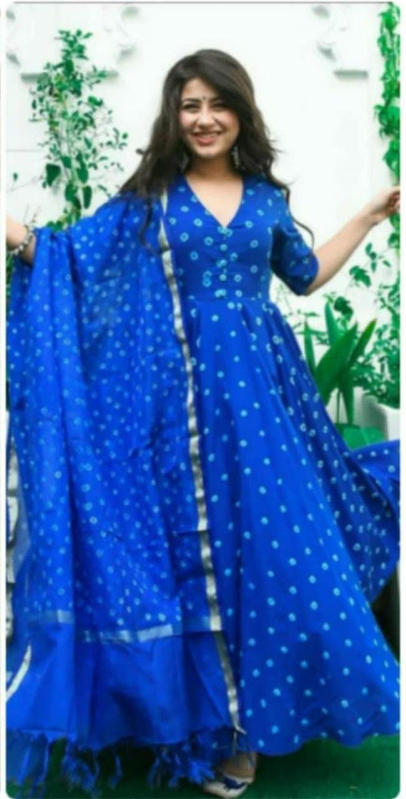 Cotton Salwar Kameez | Party Wear Exclusive Semi Stitched Pure Cotton Suit  Ab203757