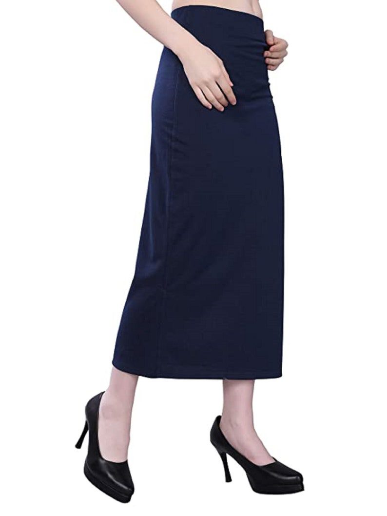 Women's Lycra Full Elastic Saree Shapewear Petticoat,saree lingerie ...
