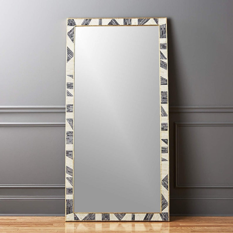 Bone Inlay Mirror, Bone Inlay Mirror Frame - SwiftEZ